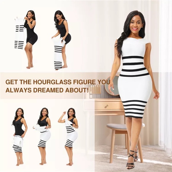 Body shaper side zipper tummy control butt enhancer Nude only black sold out - Picture 6 of 10